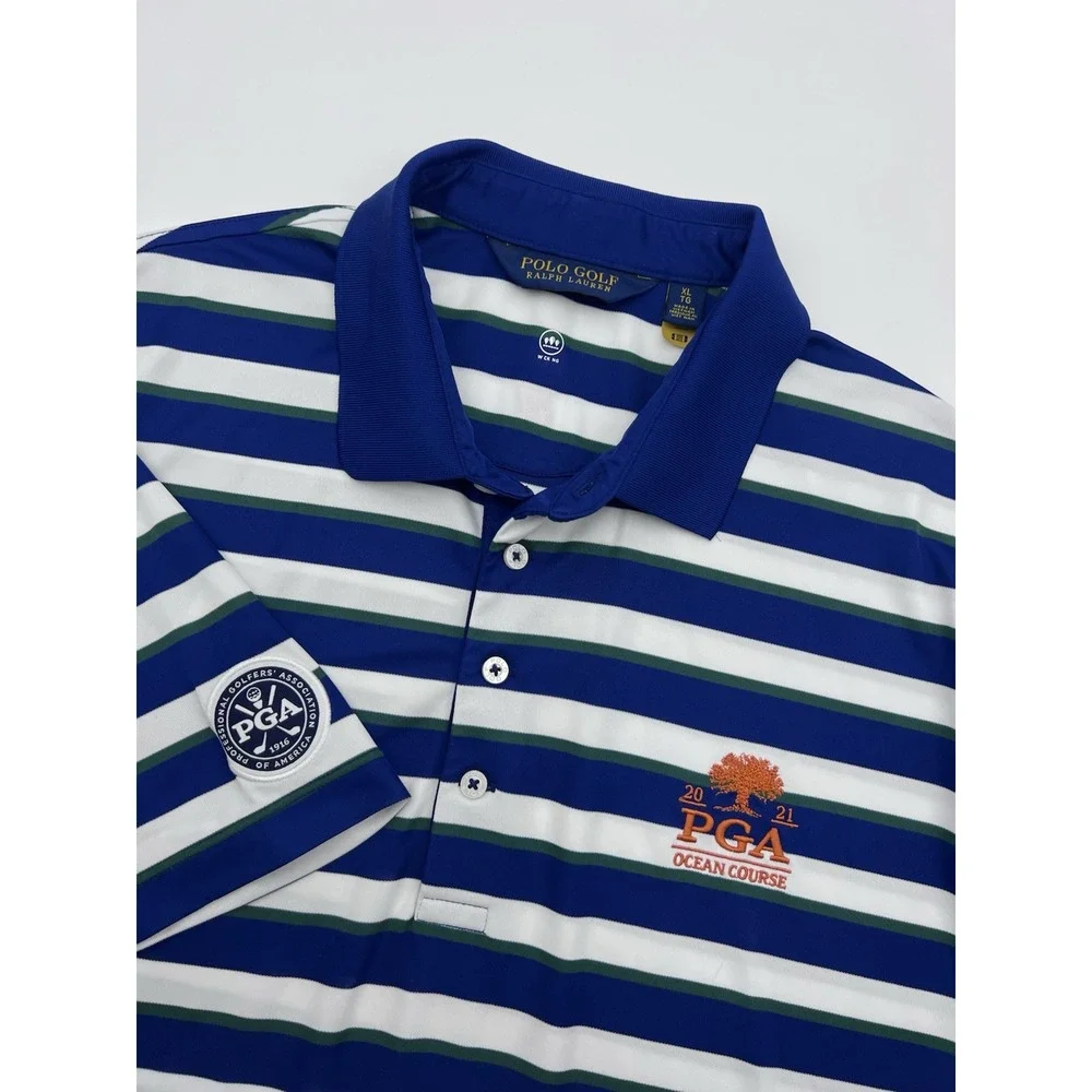 Polo Ralph Lauren 2021 PGA Ocean Course Performance Golf Shirt Sz Men XL